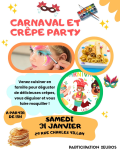 Carnaval et crêpe party avec la ludothèque AuberJeu